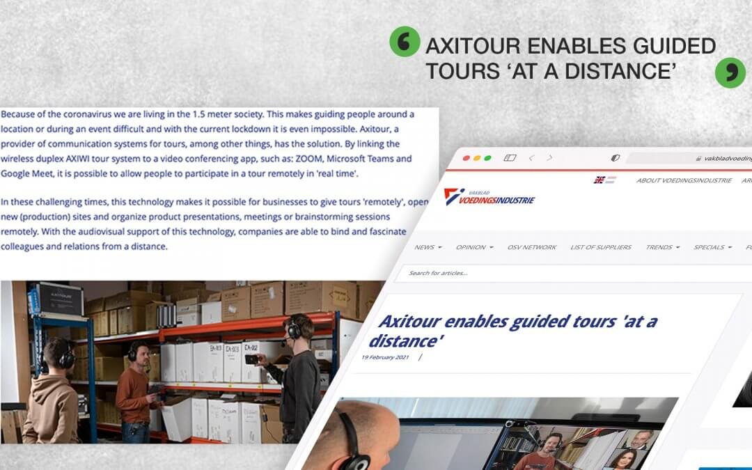 Axitour enables guided tours ‘at a distance’