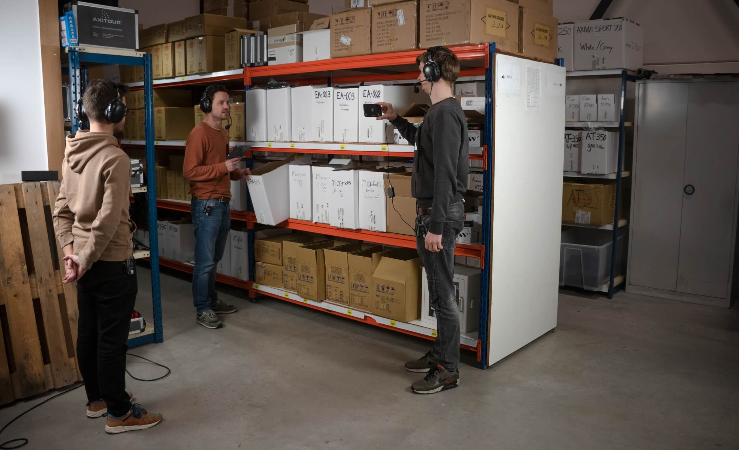 tour guiding remotely via video conferencing apps in your warehouse