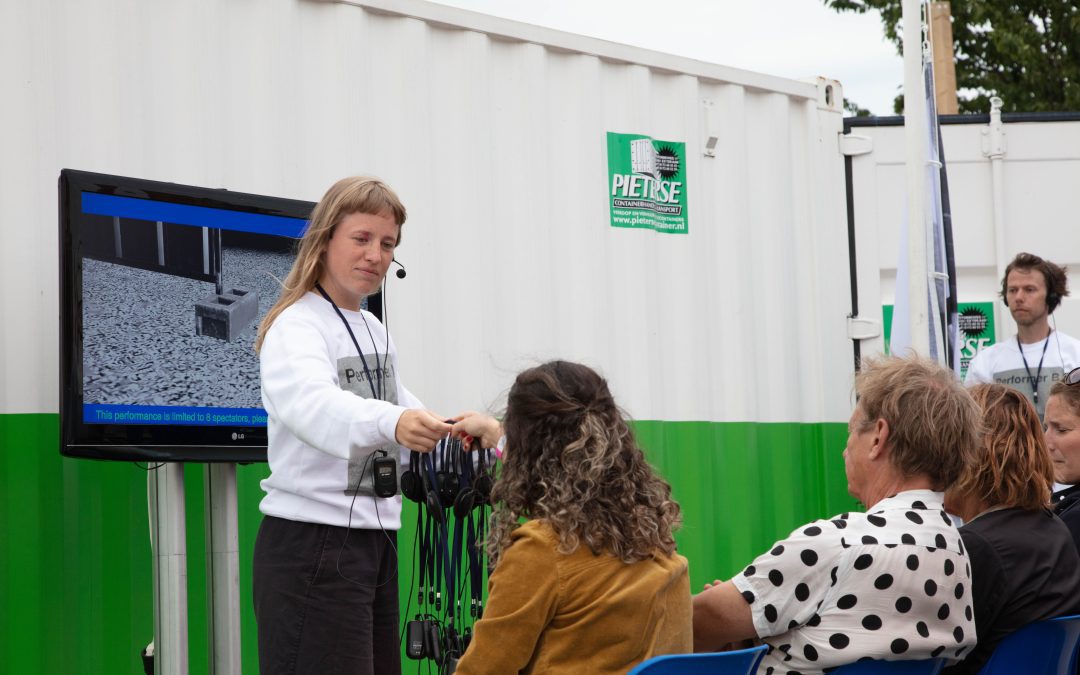 Axitour tour guide system used during theatre festival ‘Over het IJ’ in Amsterdam